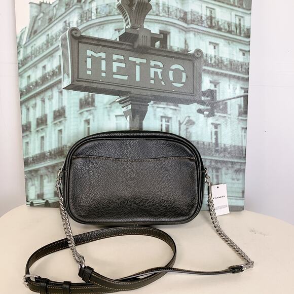 Coach CC791 Jamie Camera Bag With Happy Dog In Silver/Black Multi - Picture 4 of 6